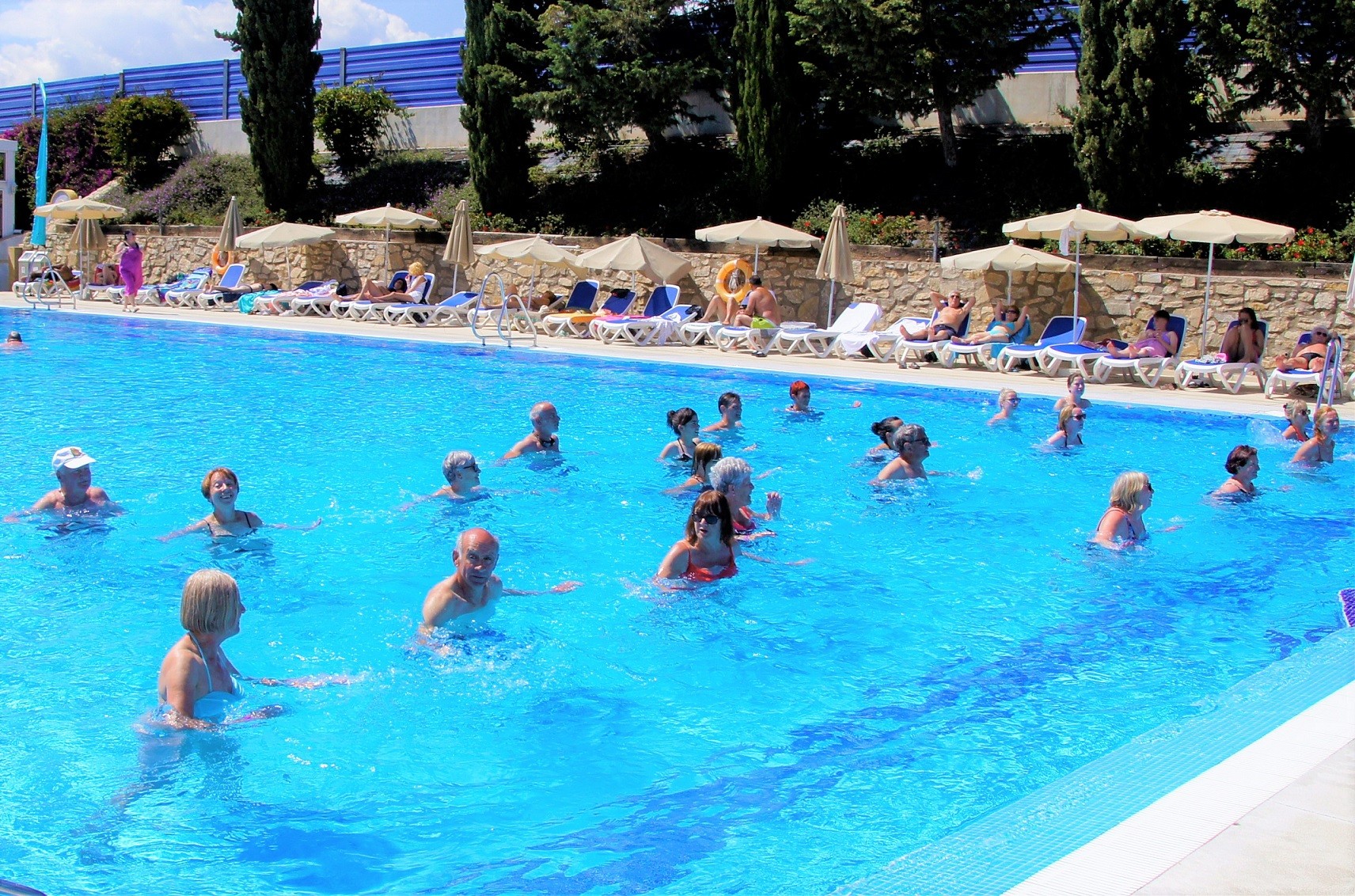 Aquagym à l'hotel