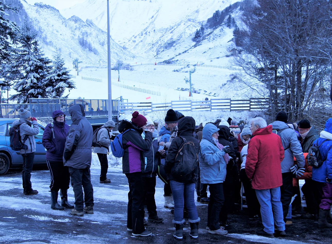 Cafe avant le depart au Mont Dore