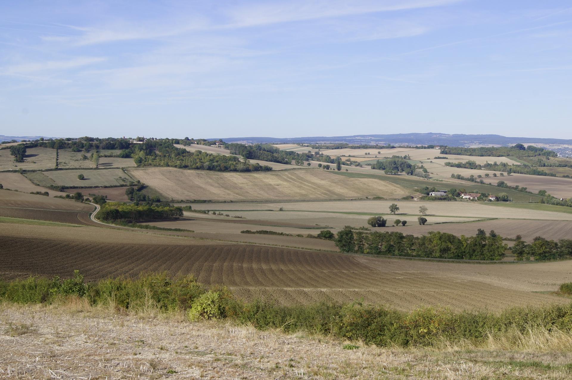 Campagne autour d'Ussel d'Allier septembre 2018