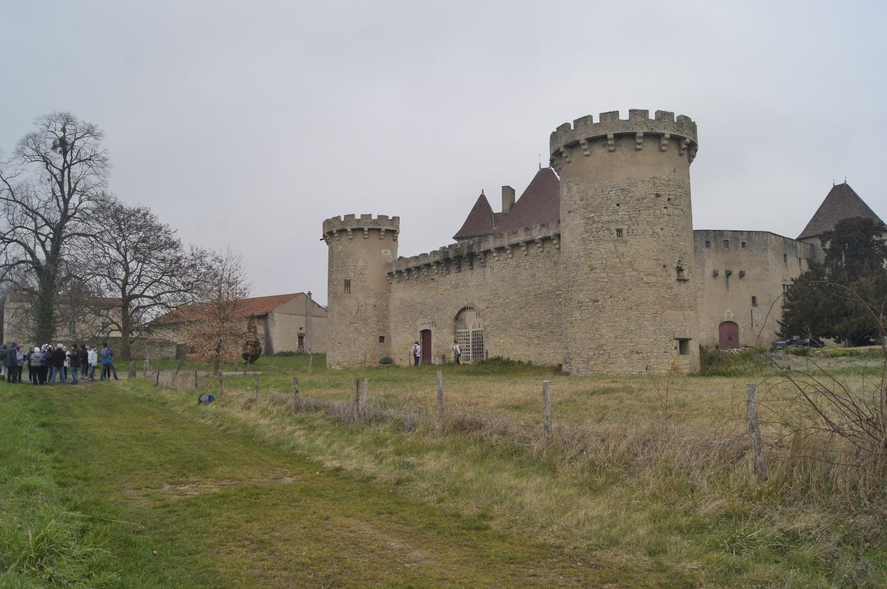 Chateau de la roche a Chaptuzat mars 2016