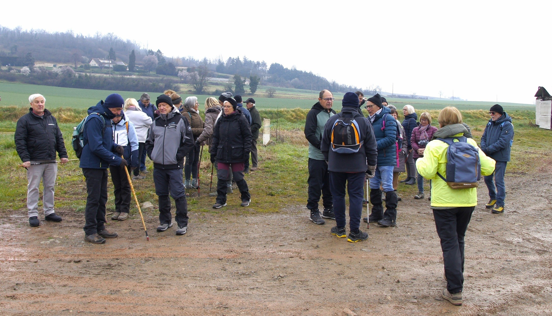 Départ de la marche à Artonne