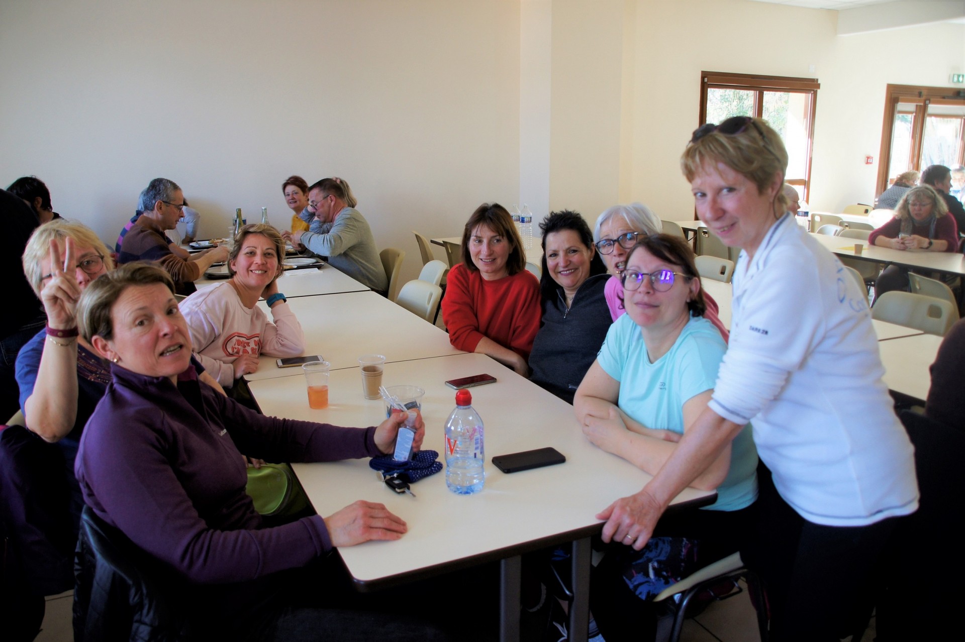 Diner des marcheurs à St Etienne de Vicq