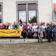 Groupe de marcheur à Vinzelles novembre 2019