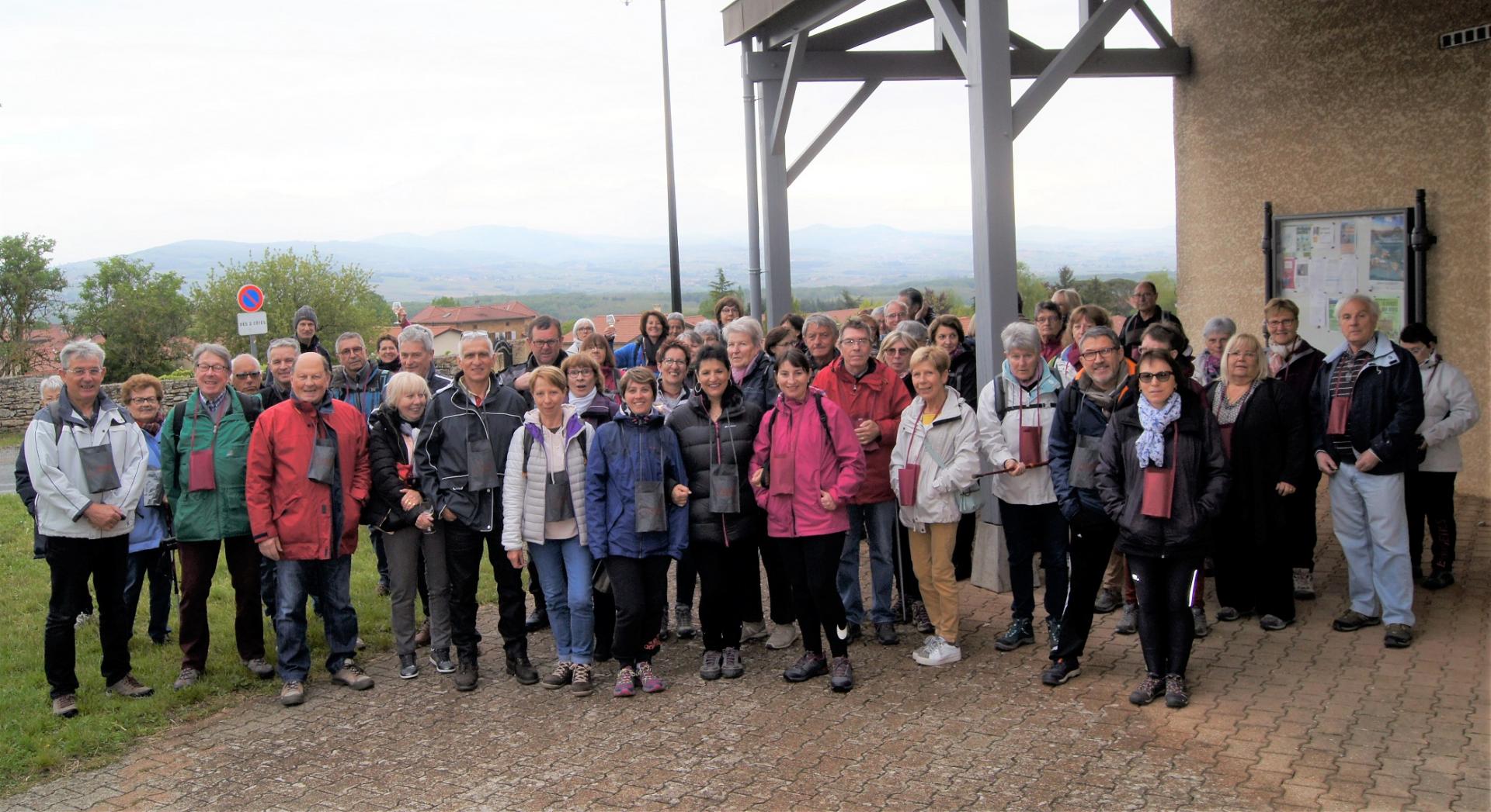 Groupe randonneurs à Marcy mai 2019