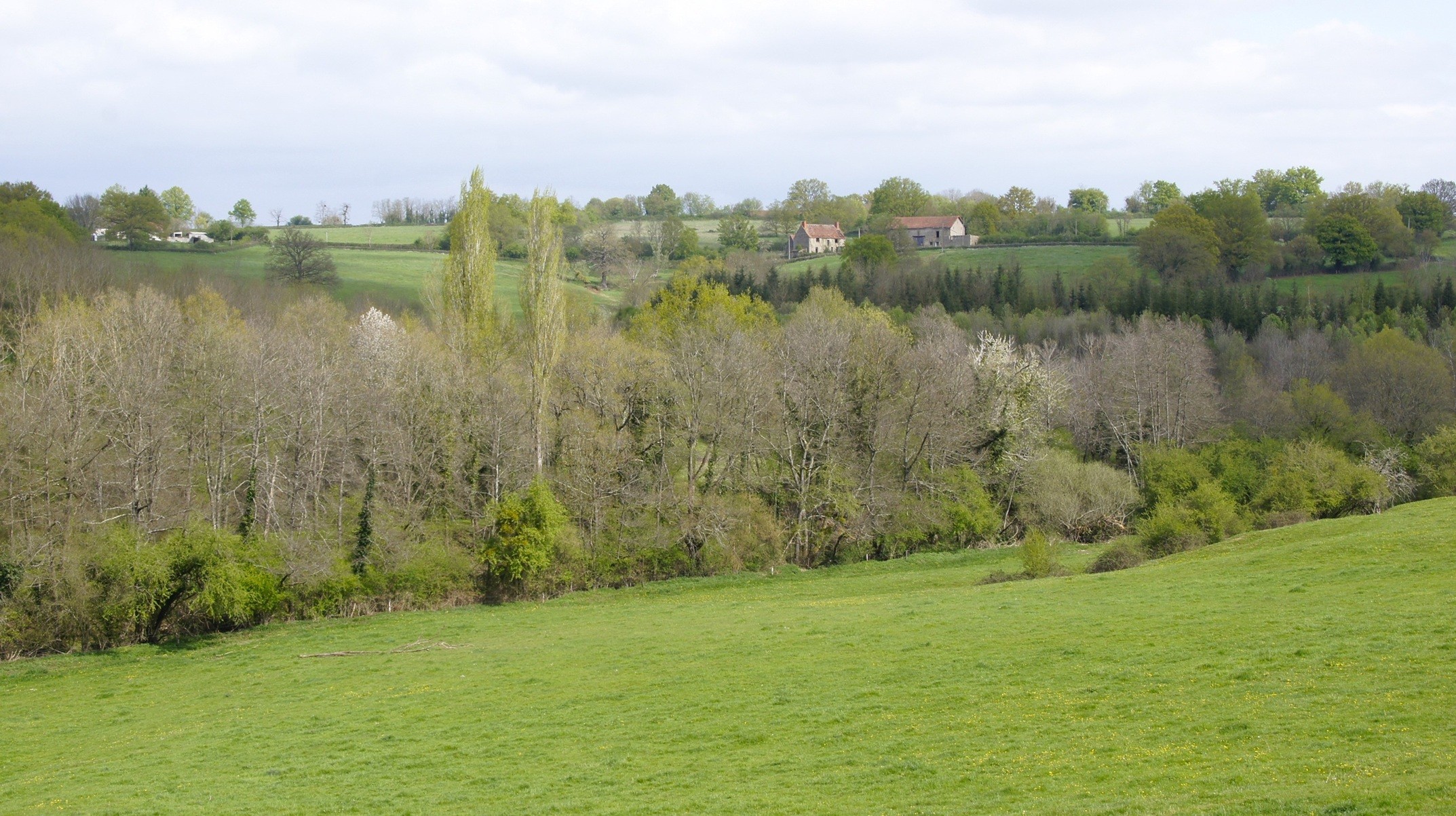La campagne autour de Buxières les Mines