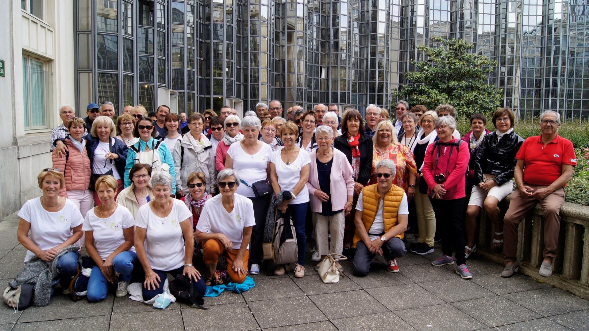 Le groupe à Versailles