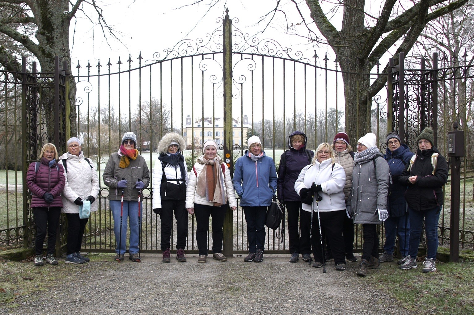 Le groupe de la petite marche à St Rémy en Rollat