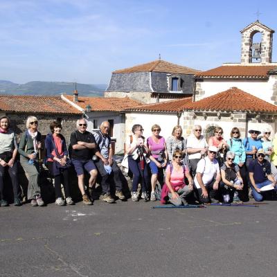 Le groupe de marcheur à Pradines