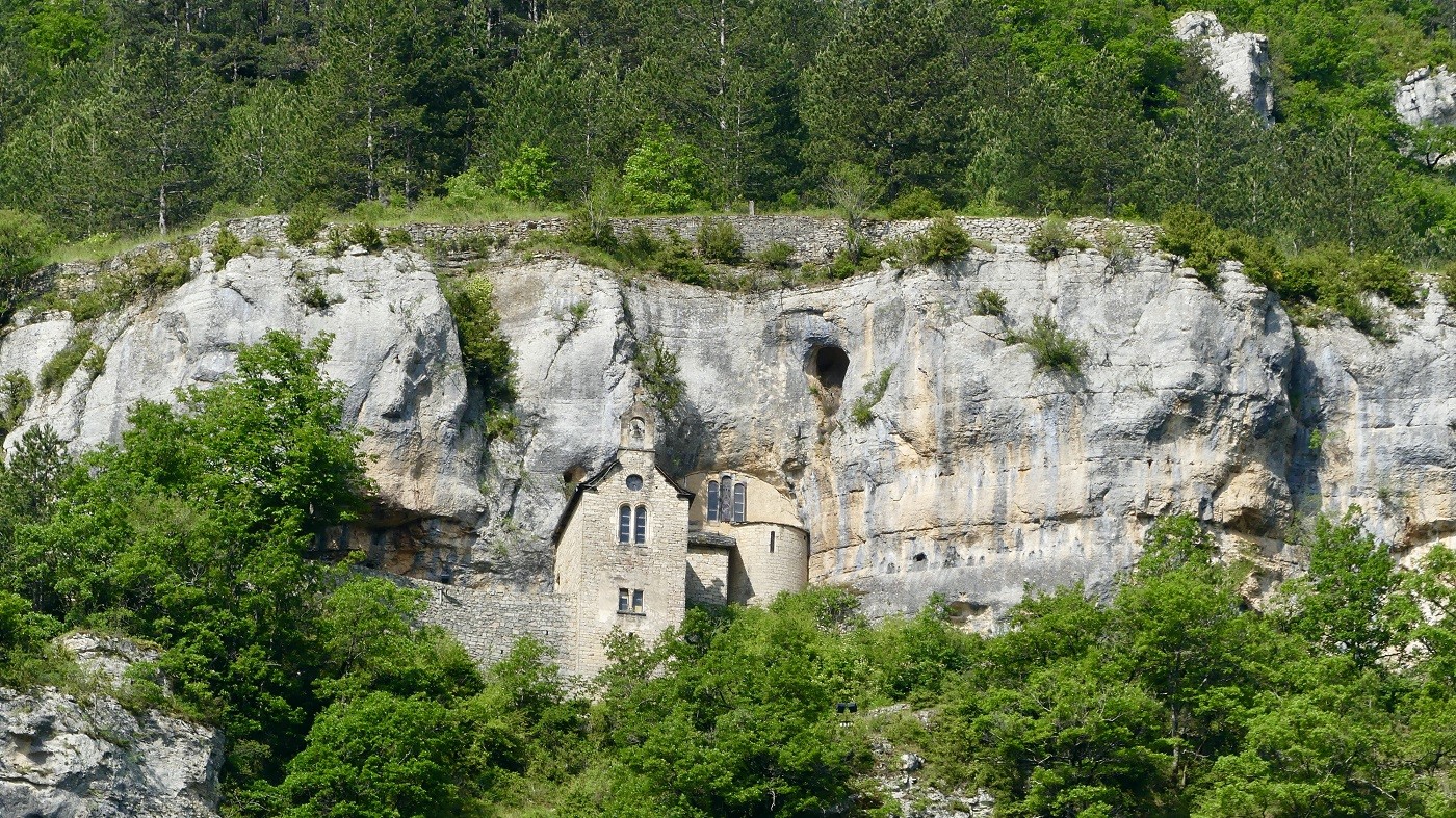 Maison sur les hauteurs de Sainte Enimie