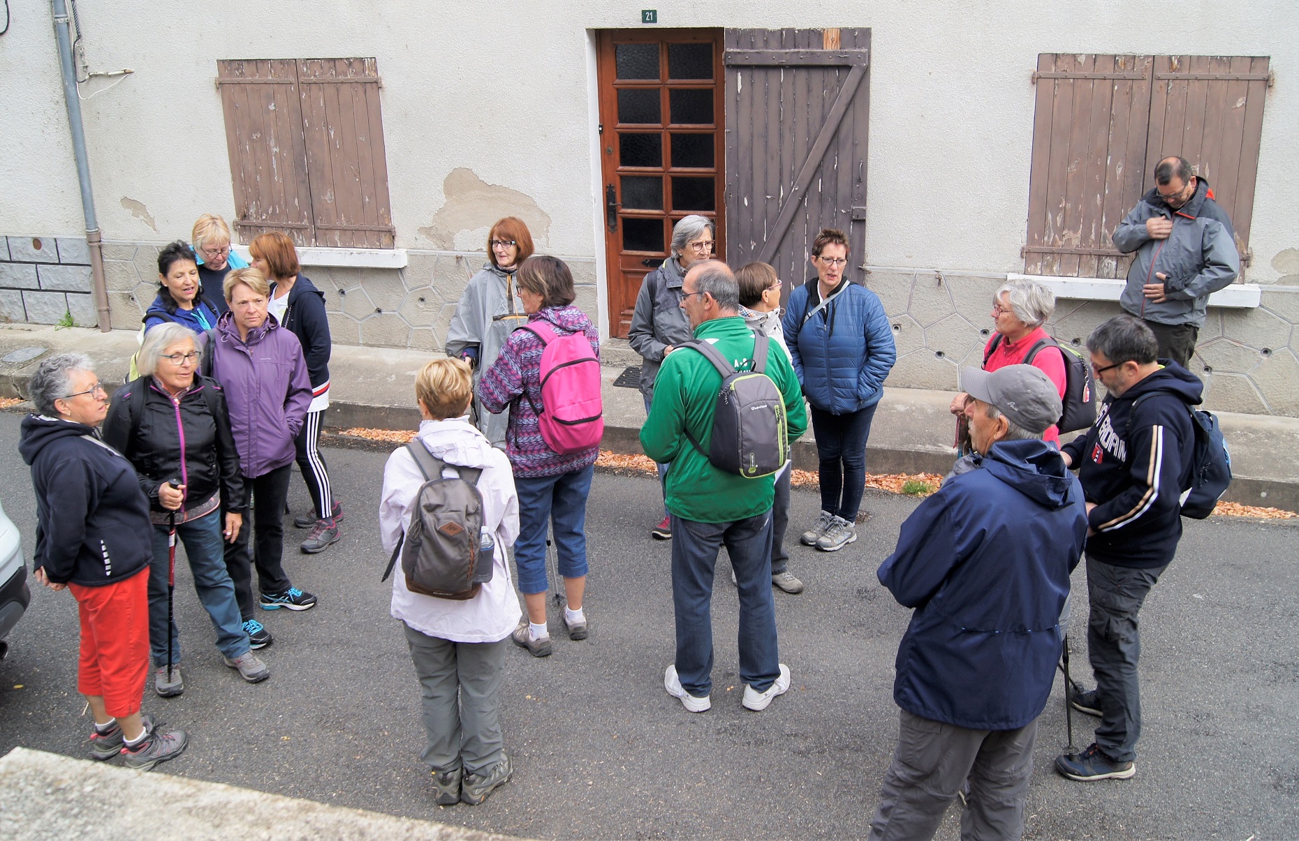 Marcheurs à Ebreuil