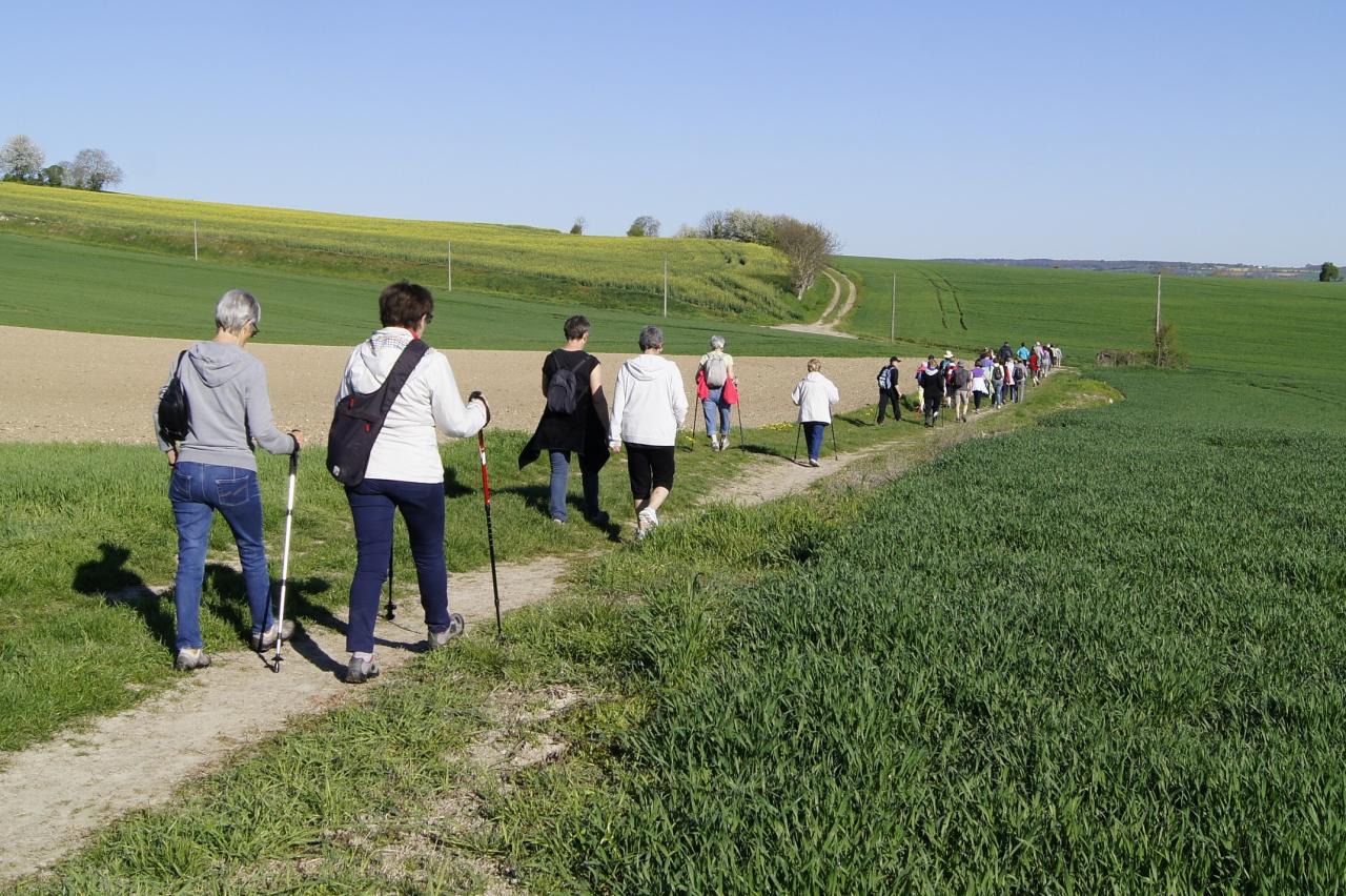 Marcheurs a Ebreuil