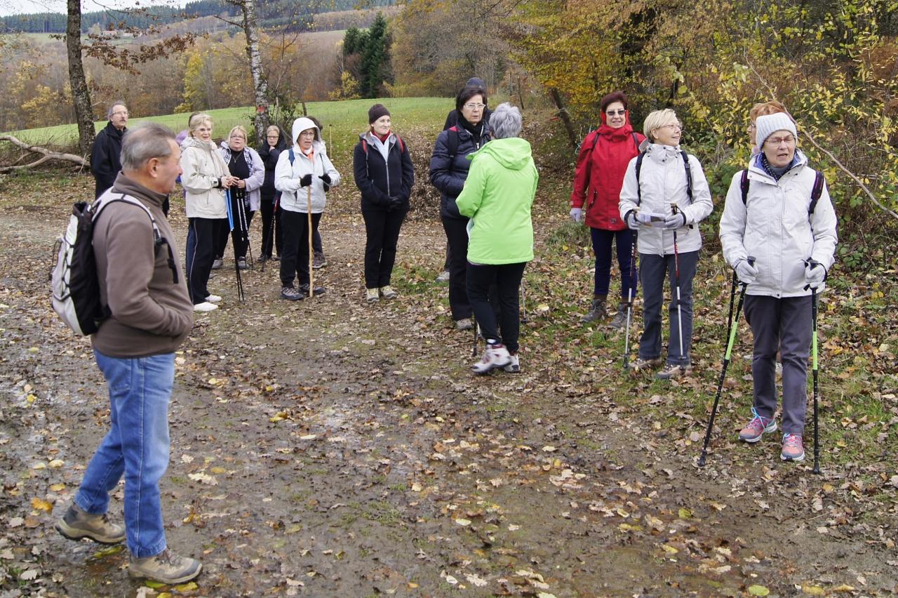 Marcheurs a Ferrieres sur sichon