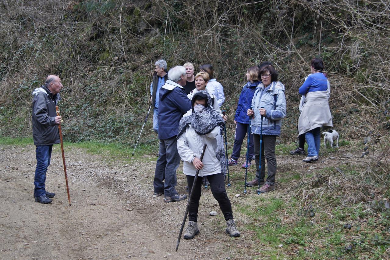Marcheurs à Mariol mars 2017