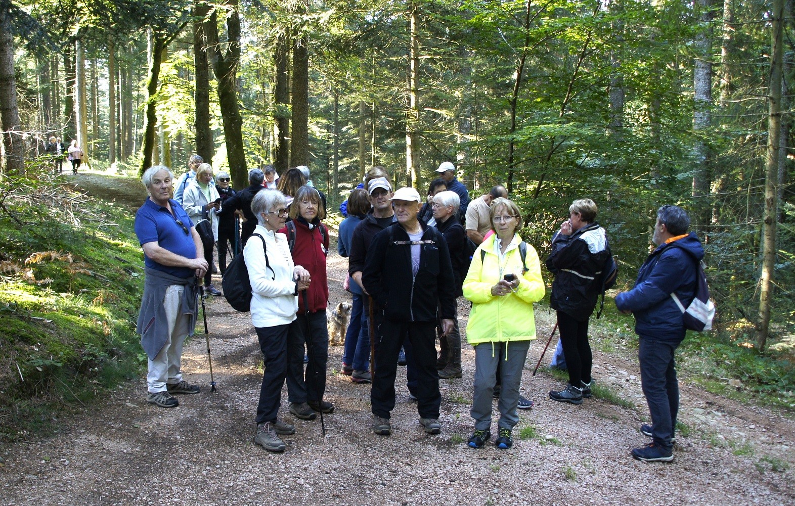 Marcheurs à St Julien la Geneste-1