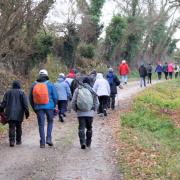 Marcheurs sur les chemins de Bellerive sur Allier-1 décembre 2019