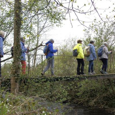 Marcheurs 2 sur les chemins à Buxières les Mines