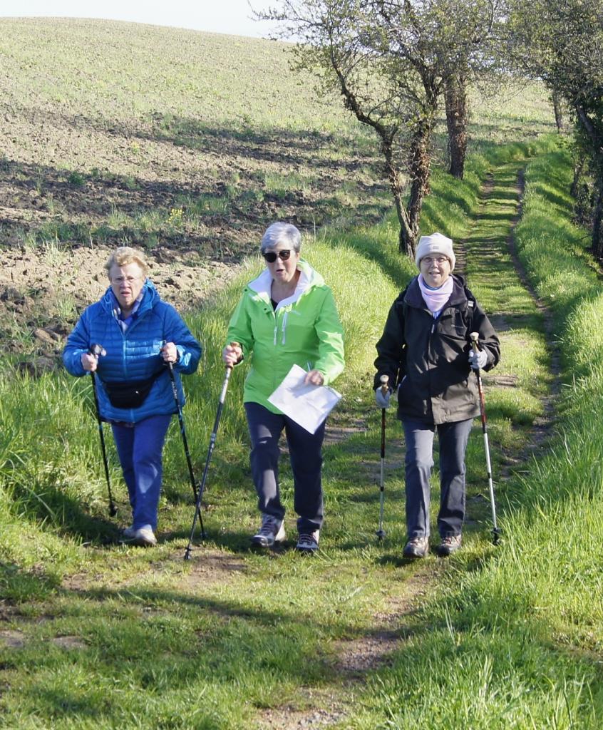 Marcheuses a Creuzier  le neuf avril 2016