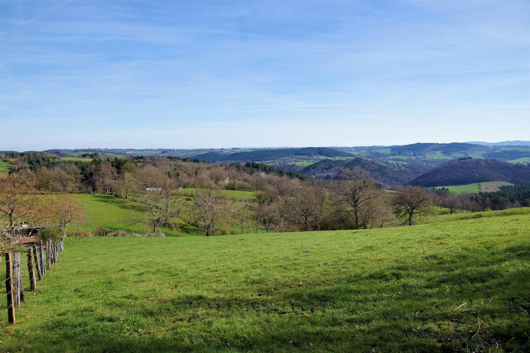 Panorama autour de Busset