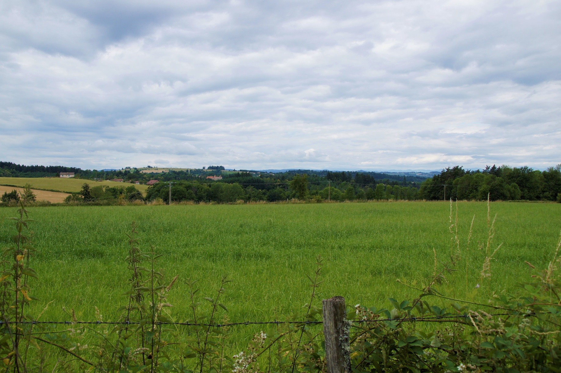 Paysage à Aubusson d'Auvergne