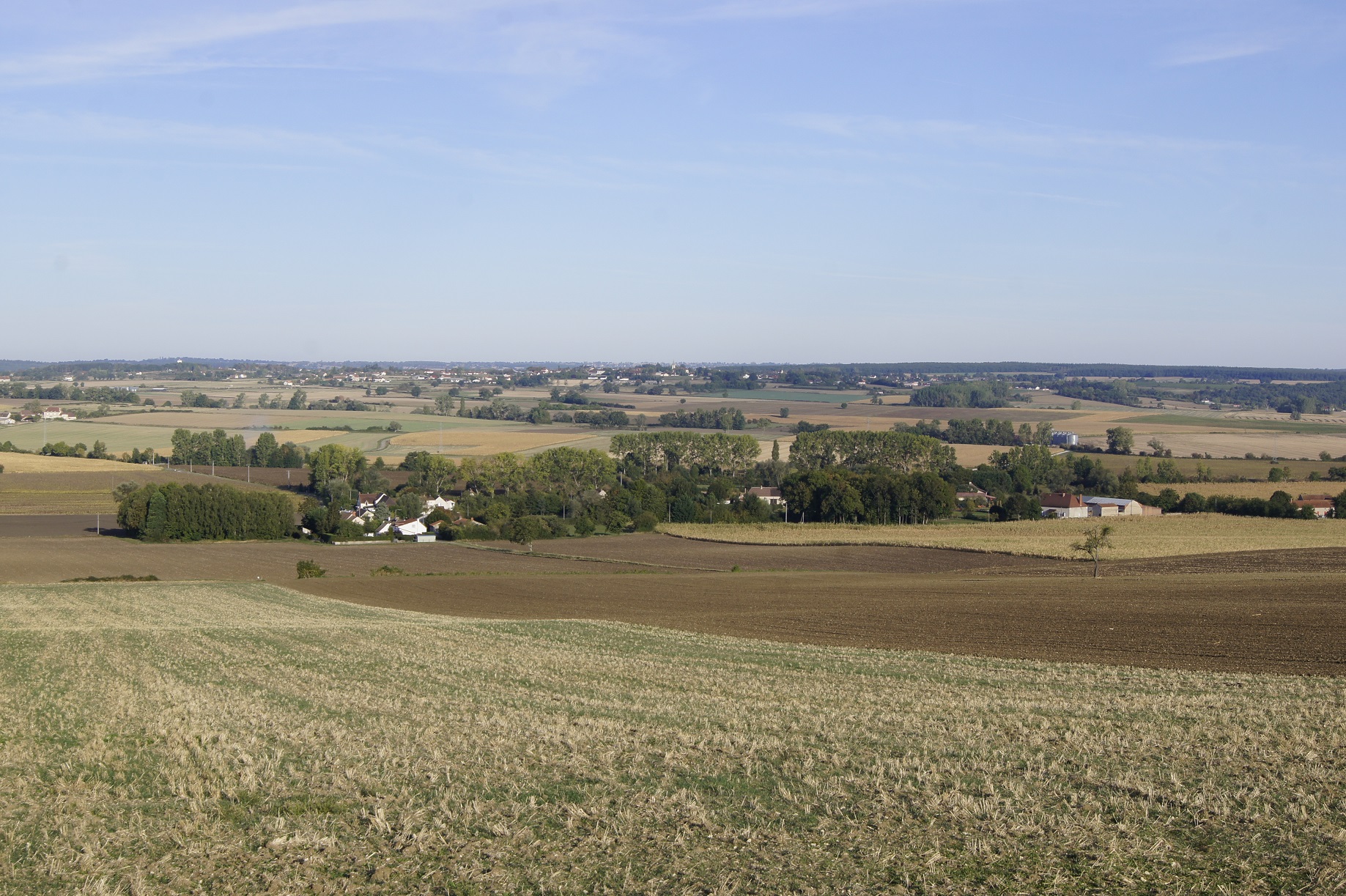 Paysage autour d'Ussel d'Allier