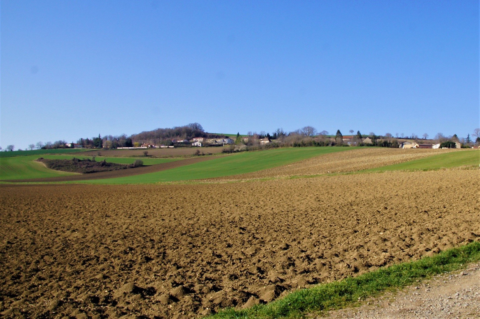 Paysage autour de Vensat