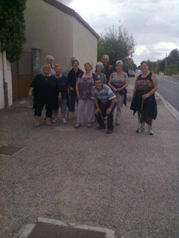 Partipants à la marche du jeudi septembre 2015