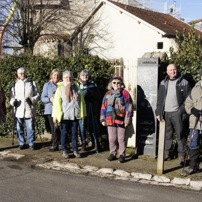 Randonneurs des 7 kms à Charroux