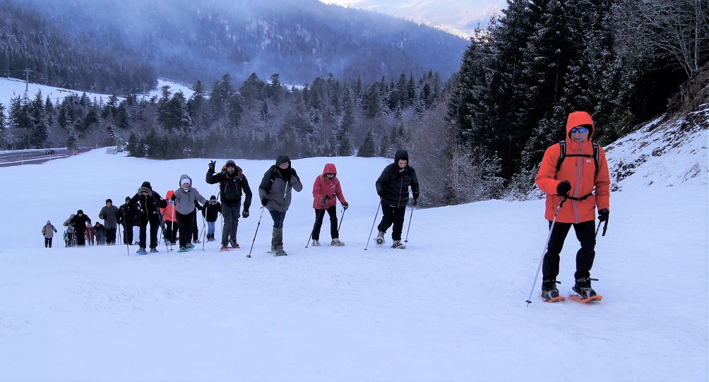 Raquettes au Mont Dore