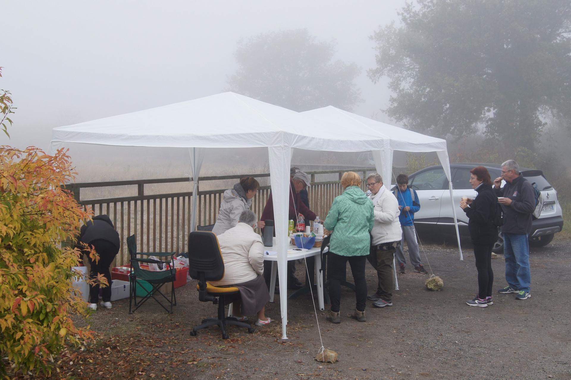 Ravitaillement de la marche des noyers 2018