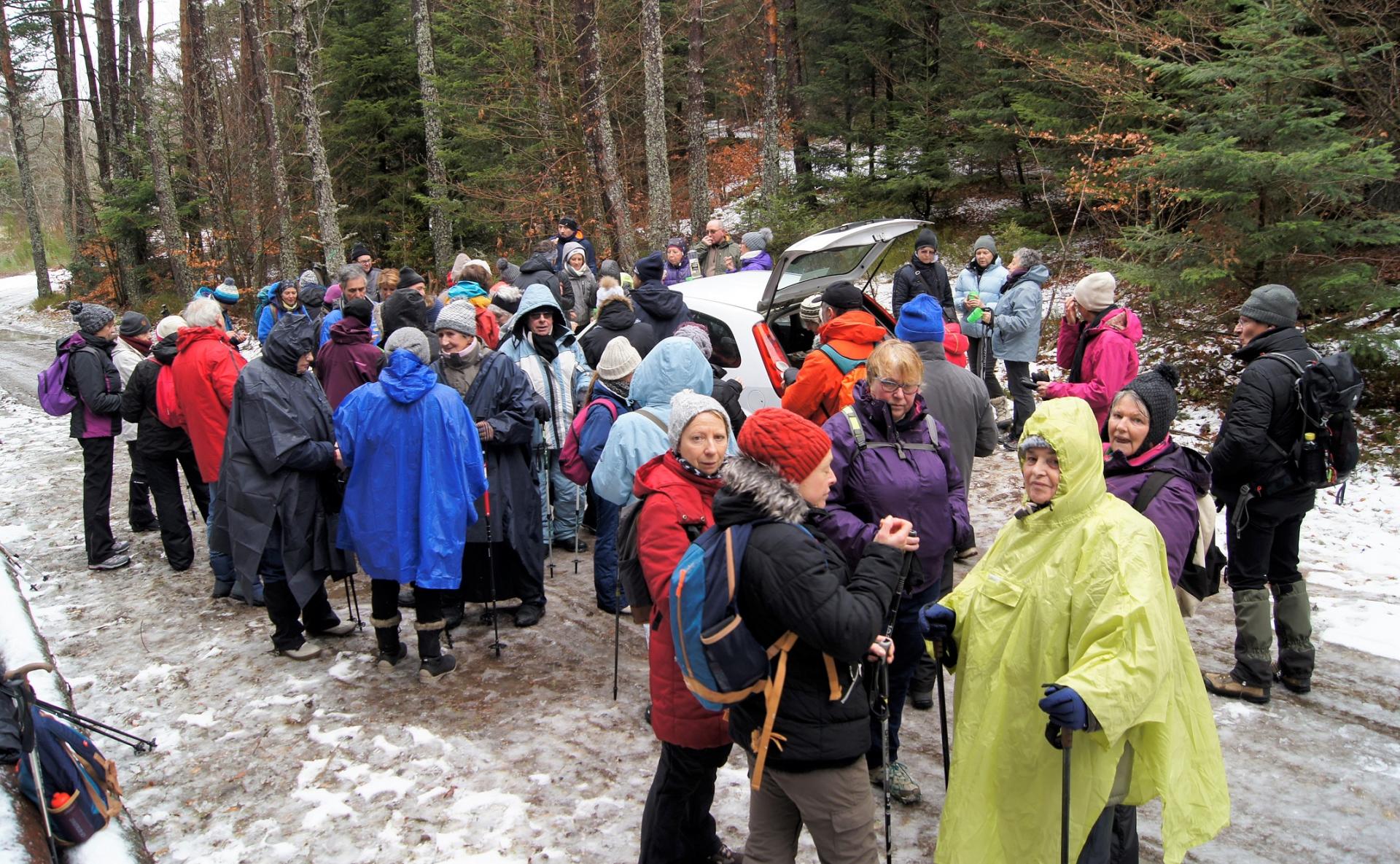 Ravitaillement sur la rando de  Chalmazel 