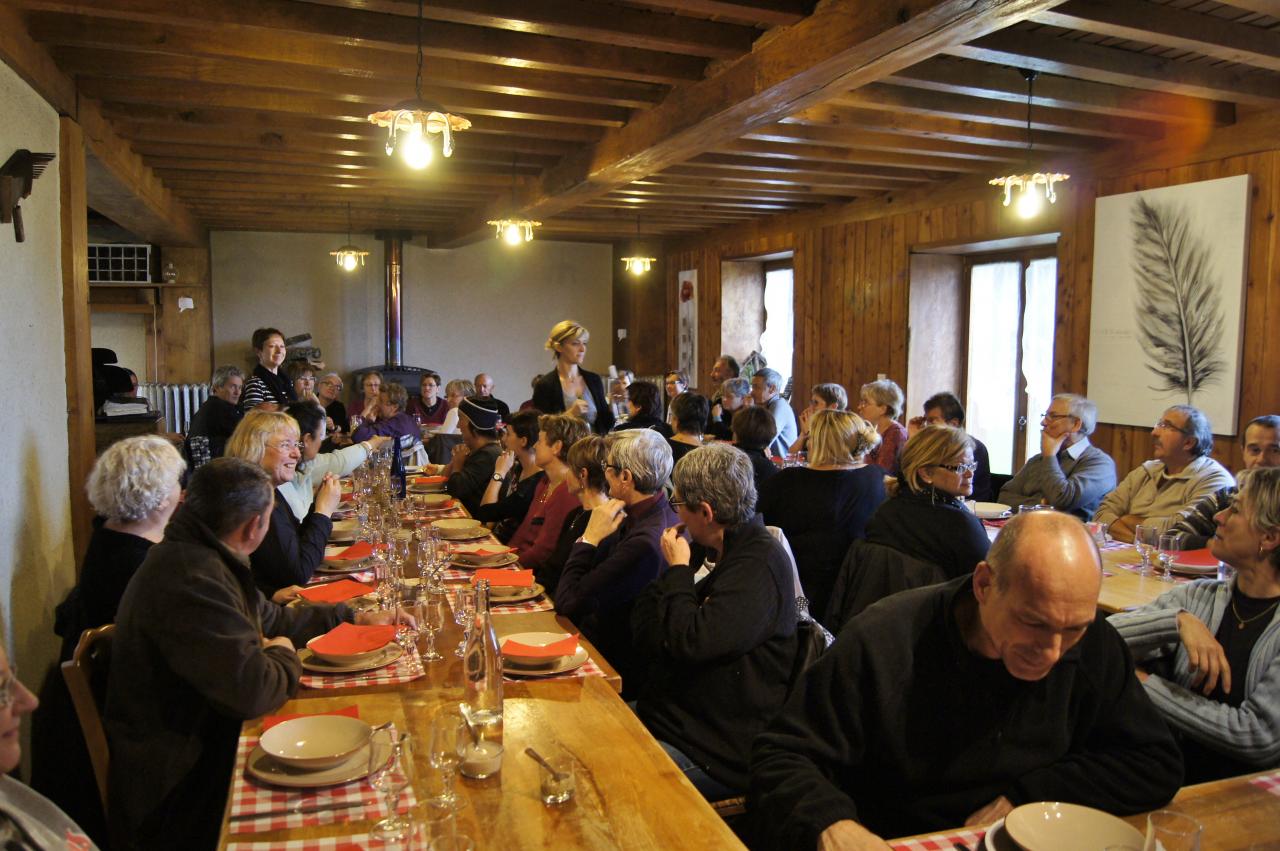 Repas a l'auberge de la source 2014