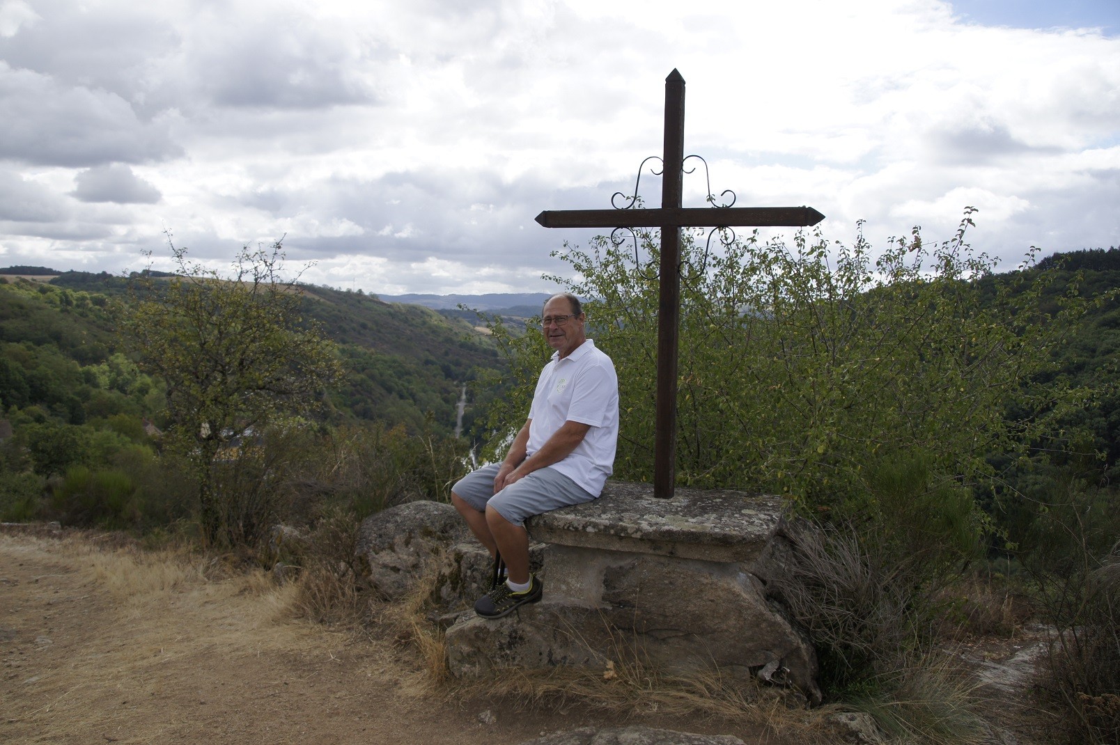 Repos apres la marche à Chouvigny