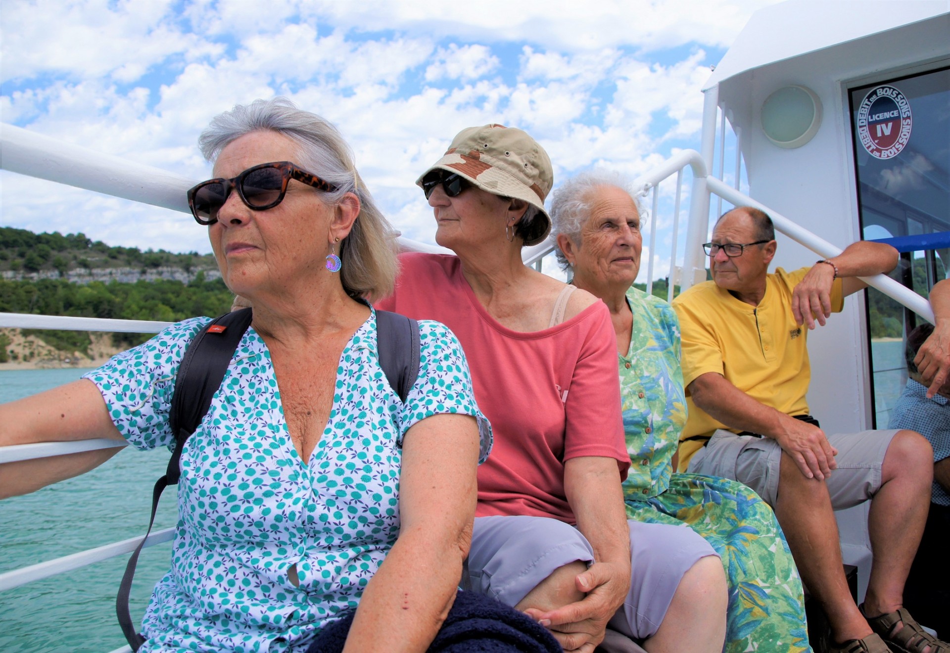 Repos après le repas sur le Louisiane