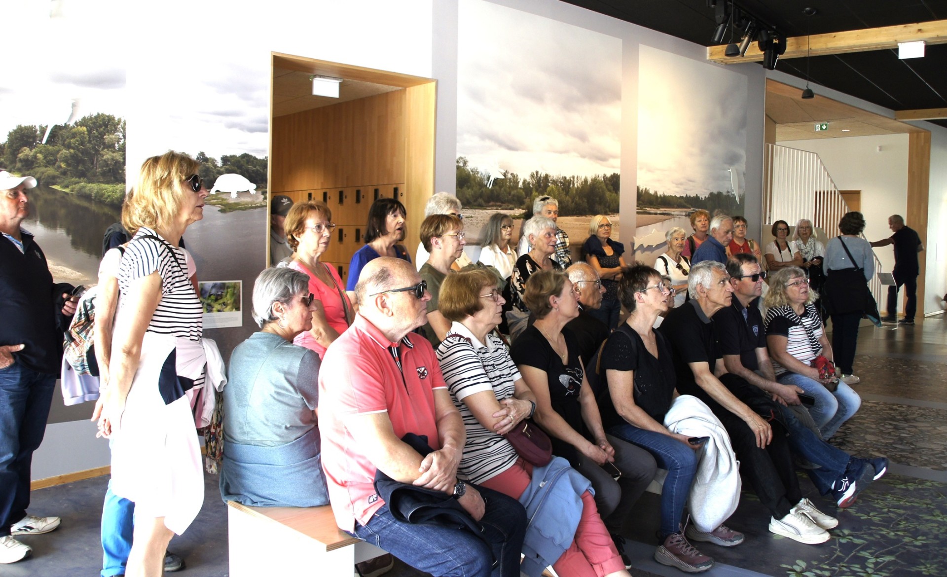 Séance de cinéma au musée de la rivière à Moulins