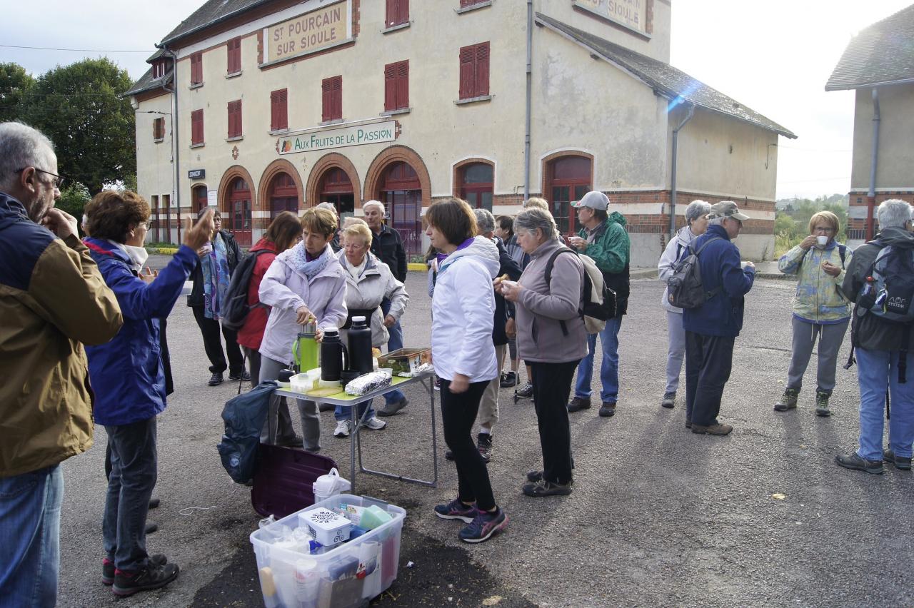 Sortie marche a Saint-pourçain