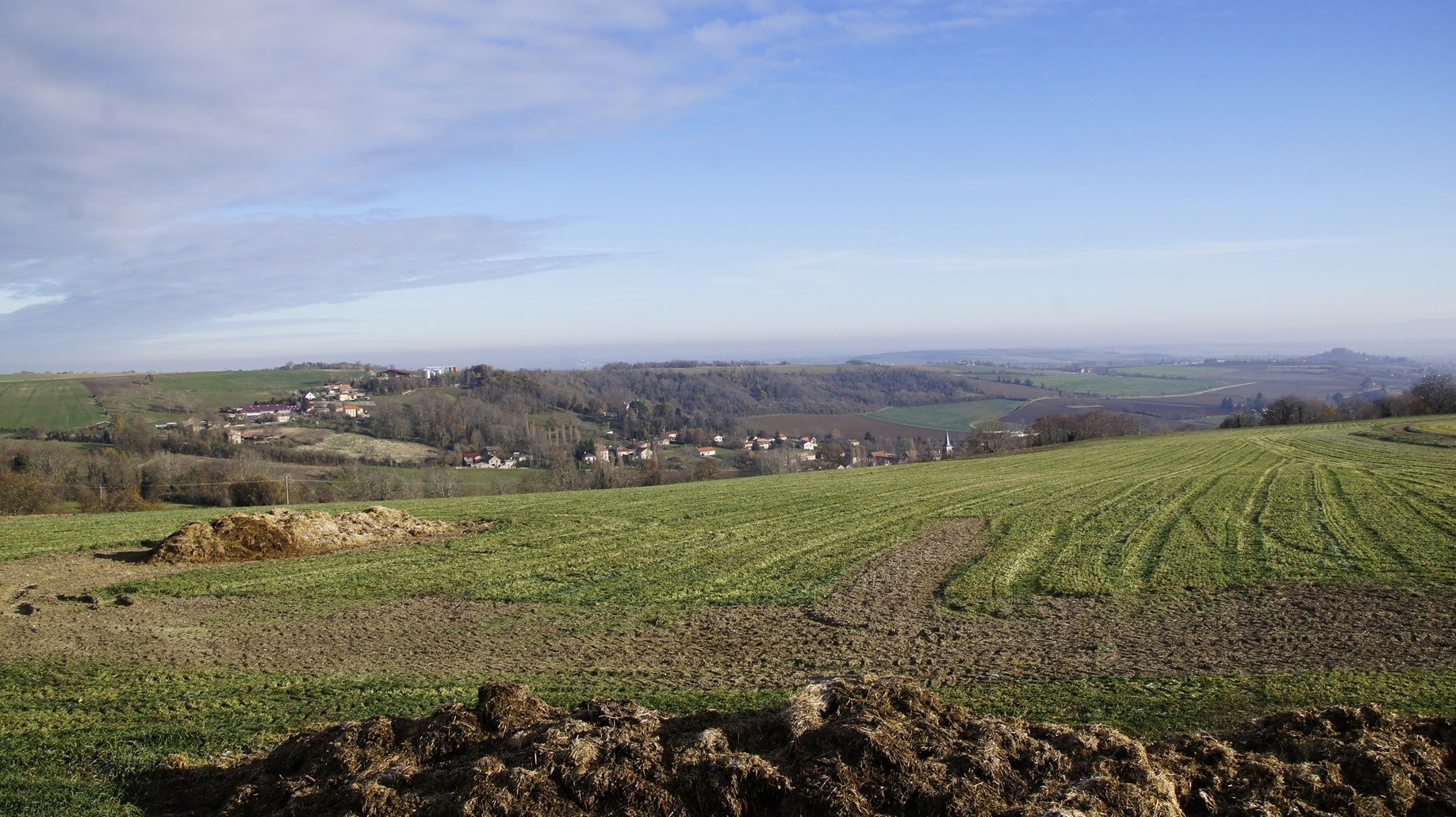 Vallée du village de Chaptuzat