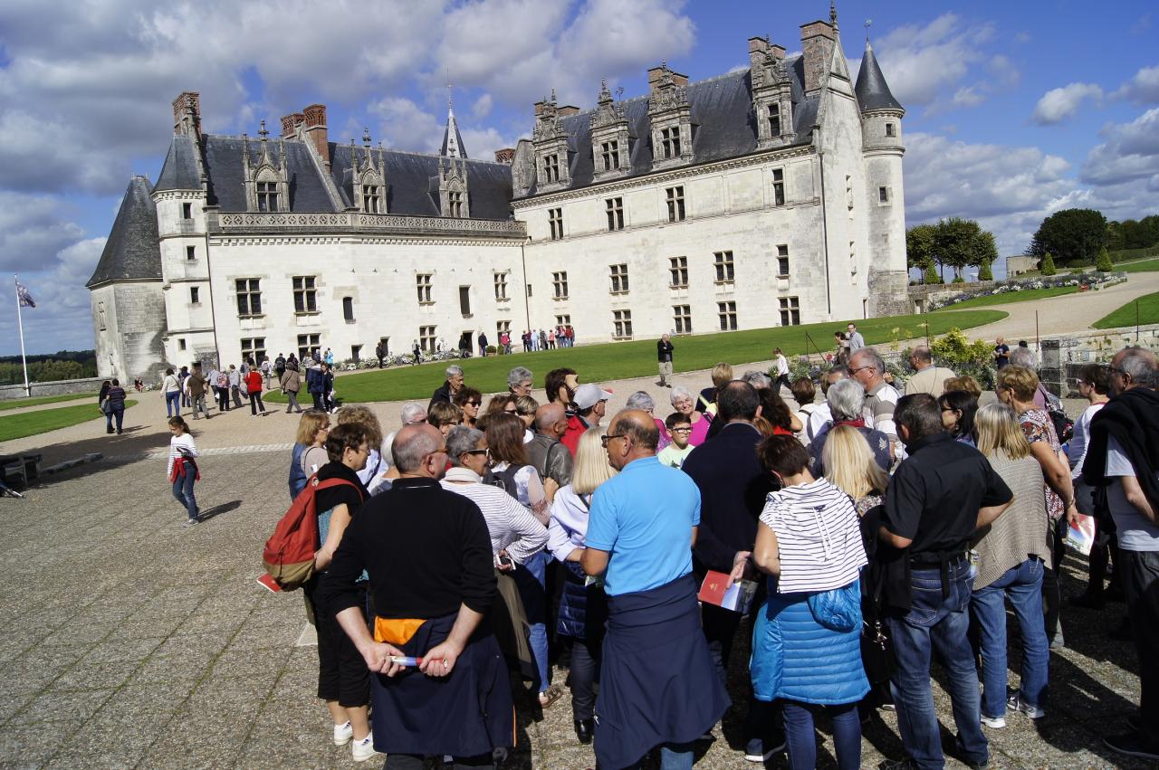 Visite du chateau d'Amboise octobre 2017