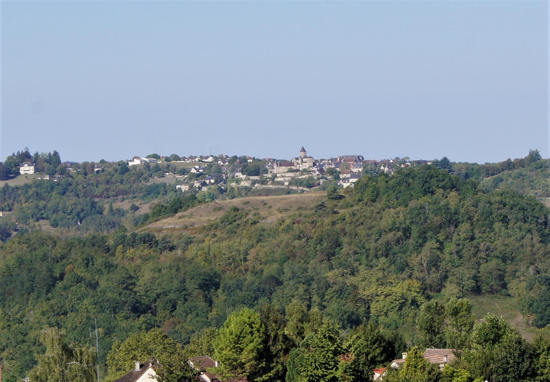 Vue depuis Ayen octobre 2018