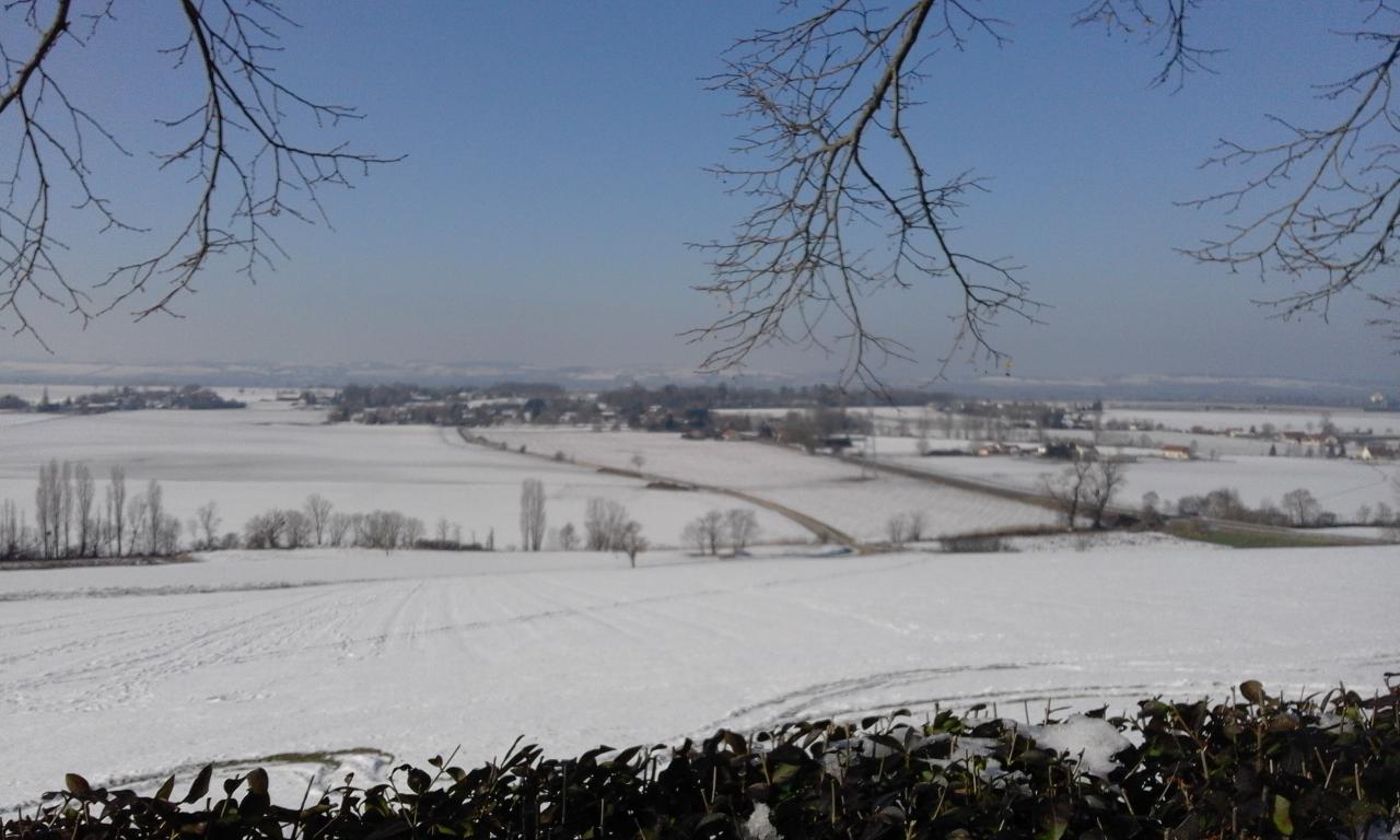 Vue depuis l'eglise de Cognat