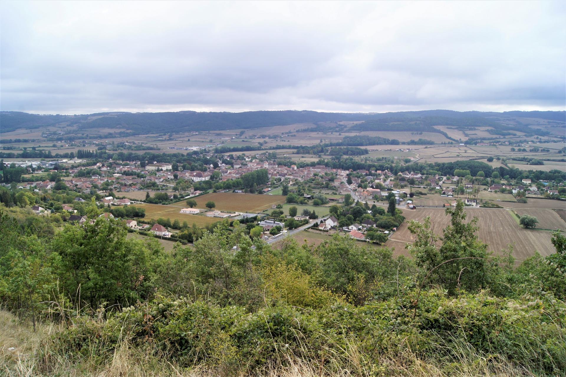 Vue sur Ebreuil septembre 2019