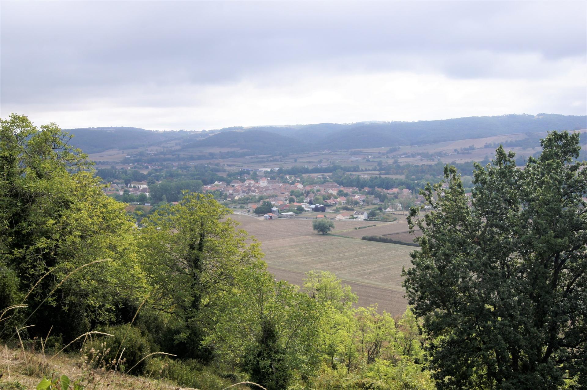 Vue sur la campagne d'Ebreuil 